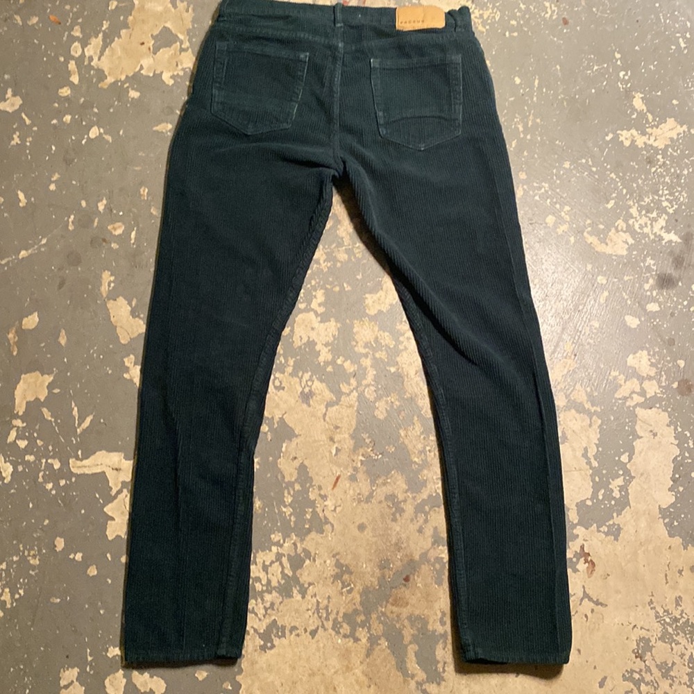 PacSun Slim Taper Green Corduroy Pants - 30x32 - Picture 3 of 5